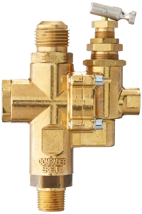 Replacement Auto Unloading Valve For EC2510E Gas Compressor 110-140 PSI All In One Check Valve Pilot Unloader, brass body