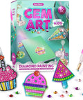Ultimate Diamond Art Kit For Kids 6-12 3000+ Sparkly Gems For Unicorns, Rainbows, Rockets And More All In One Craft Set For Creative Boys And Girls Perfect Birthday Gift And Classroom Activity. Diamond painting kit with keychains, suncatchers, and stylus.