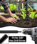 Power Through Planting With This Heavy Duty Garden Auger Drill Bit Three Inch Diameter By Thirty Two Inch Length Double Blade Tungsten Steel