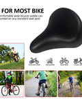 Kids Bike Seat For 18 20 And 24 Inch Bicycles Replacement Saddle With Extra Cushion For Boys And Girls on scenic trails