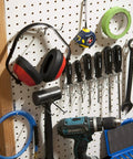 Pegboard Hook Set 50 Piece Heavy Duty Assortment For One Quarter Inch Pegboards Includes Hooks And Holders For Garage Workshop