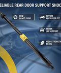 Heavy Duty Rear Back Door Damper Direct Bolt On Liftgate Strut For Toyota Fj Cruiser 2007 To 2014 side view of strut