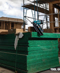 18V LXT Cordless Framing Nailer With 21 Degree Full Round Head, 3-1/2 Inch, tool only, on stack of plywood at construction site