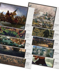 10 Poster Set Of American War Paintings For Social Studies Classrooms And K-12 Teachers, 12 X 18 Inch History Posters, military scenes
