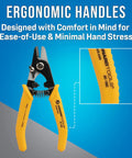 Ergonomic Fiber Optic Stripper For 180 Micron Coated Fiber Delivers Precision Peel From 180 Micron Layer Down To 125 Micron Glass No Nicks