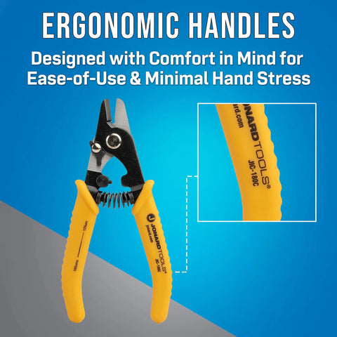 Ergonomic Fiber Optic Stripper For 180 Micron Coated Fiber Delivers Precision Peel From 180 Micron Layer Down To 125 Micron Glass No Nicks