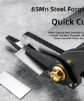 Industrial Strength Hand Held Metal Cutter For Pro Grade Use With Thickened Piercing Edge Ergonomic Nonslip Grip Rust Resistant Construction Heavy Duty Steel Cutting Tool For Industrial Jobs cutting metal sheet