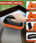 Griddle Cleaning Kit For Blackstone Flat Top Grill With Grill Stone Scraper And Brush for Easy Stain Removal