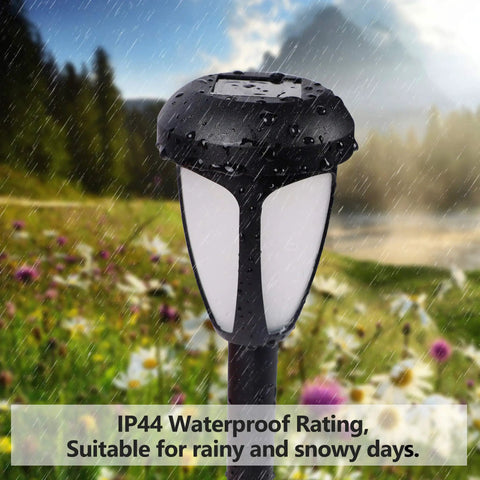 12 Pack Solar Pathway Lights RGB Color Changing Outdoor Garden Lights Auto Color Shifting IP44 Waterproof Solar Powered
