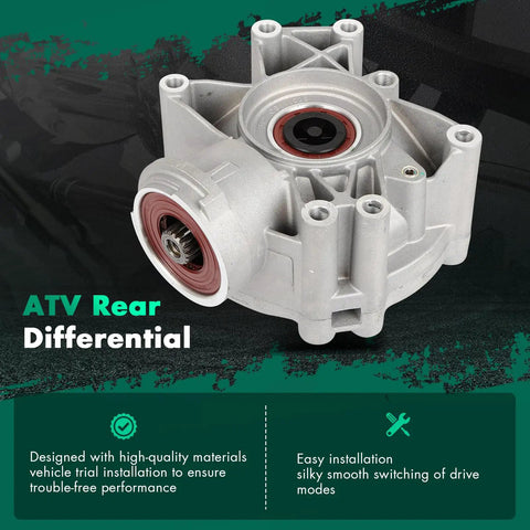 Straight Swap Rear Differential Assembly Built Tough For Can Am Commander 1000 Defender Hd5 And Outlander Models close-up view.