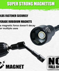 Magnetic Nut Driver Set For Impact Drill With Thirty Nine Pieces Includes Metric And SAE Hex Nut Drivers Quick Release Bit Holder And Toolbox Master Kit For Home DIY Projects And Pro Use shown with drill attachment