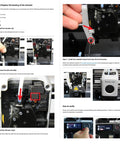 Assembly guide for P1 Extruder Unit With Dual Gear For P1P P1S 3D Printer, Beefed-Up Extrusion Force, Filament Break Detection