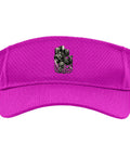 Cool Pink Men’s Vise Gauge Square Sun Visor Hat For Machinist And CNC Tools Gifts with mesh fabric and machinery design.