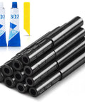 Carbon Fiber Golf Club Extension Rods Kit, 12 Shaft Extensions Plus 2 Packs Adhesive Shaft Extenders, 0.55 Inch Size shown