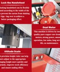 Fast As Heck Automatic Tape Sealer For Boxes Continuous Carton Packing Machine showing adjustable handwheel and dual motor functionality.