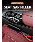 Upgrade Your Ride With This Super Cool Seat Gap Filler Plug For Mercedes T Modell Kombi 2009 To 2016 in red leather interior.