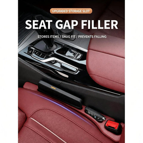 Upgrade Your Ride With This Super Cool Seat Gap Filler Plug For Mercedes T Modell Kombi 2009 To 2016 in red leather interior.