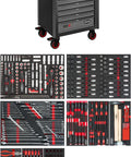Badass 376-Piece Workshop Trolley Rig with Bad Boy Tools, featuring tool drawer layout, durable steel structure, and organized accessories.