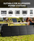 R2500 Solar Generator with LiFePO4 Battery 2016Wh Portable Power Station setup on grass with foldable panels near table