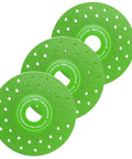 Ultra Thin Diamond Grinding Discs 4.5 Inch Set For Ceramic Glass Marble Granite, Air Brazed Cutting Blades For Angle Grinder