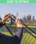 Replacement 7 Ft By 7 Ft Baseball Softball Net For Batting Practice And Pitching, Frame Not Included, easy setup view