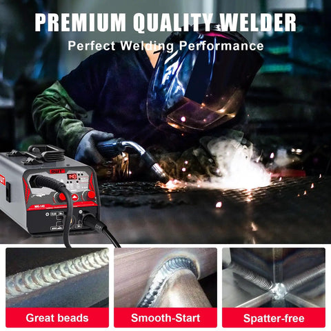 Upgrade Your DIY Game With This Awt 140A Mig Welder Machine in action, demonstrating smooth welding performance and great beads.