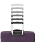 Adjustable handle on Carry On Soft Side Expandable 21 Inch Element Suitcase With 360 Spinner Wheels durable lightweight purple