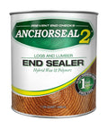 End Grain Sealer for Wood and Decks That Stops End Checks and Drying Splits, 1 Quart can with product labeling