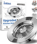 Three In One Kitchen Sink Drain Strainer Stopper Basket With Odor Filter And Anti Clog Tech for US Standard Three And A Half Inch Drain