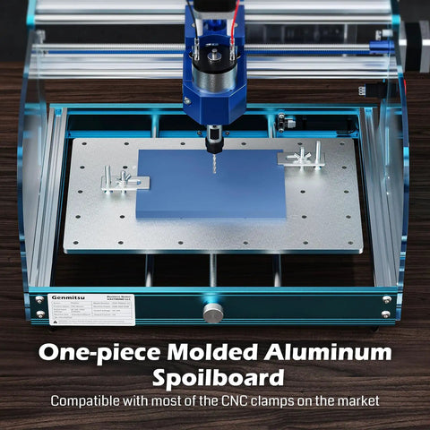 3018-PROVer V2 CNC Router For Beginners Newbie Friendly Compact Mini Milling And Engraving Kit with aluminum spoilboard