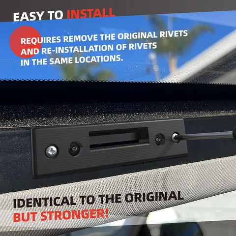 Rear Moonroof Latch Replacement Rev 2 For GM F Retainer 84900118 installed in Chevy Traverse