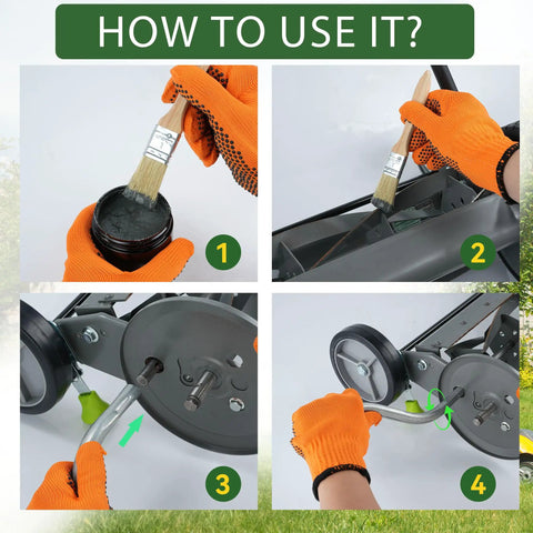 Reel Lawn Mower Sharpening Kit SK-1 For Manual Reel Mower No Fuss Easy To Use Precision Crank Tool For Sharpening Blade Edges Durable Design