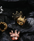 80 Pieces King Crown Charm Spacer Beads With Rhinestones For DIY Jewelry Making Supplies Silver Finish Dope Charms Connectors