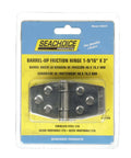 Package of Barrel Up Friction Hinge In 316 Stainless Steel For Lightweight Boat Doors And Lids Glove Boxes And Compartments