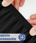 Close-up of Elastic Fitted 6 Foot Rectangle Tablecloth 2 Pack No Slip Wraparound Edges For Outdoor Parties And Picnics Stretch