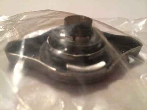 Honda Radiator Cap 19045-PAA-A01 Chrome Finish Replacement for Honda Engines, OEM-Grade Cap in packaging close-up