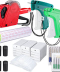 Big Batch Clothing Price Tag Kit With Garment Label Applicator Parts Ink Rollers Plastic Barbs And Paper Tags For Retail Store Tagging and Boutique Setup No Sweat featuring tagging guns, needles, and tags.
