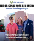 Family-owned business team promoting 2 Pack Outdoor Hose Bib Fix Kit With Slide In Mounting Plate Easy Quick Install No Plumbing Needed.