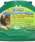 Corner Litter Pan For Critters Easy Clean Odor Resistant Attaches To Cage Perfect For Hamsters Gerbils And Dwarf Hamsters