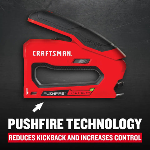 Heavy Duty Reverse Squeeze Stapler With Pushfire Leverage, Bottom Load Design, Pinch Latch Reload, Rugged Composite Construction