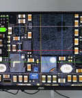 1080P60 live view on monitor using 48MP C Mount Digital Microscope Camera for PCB soldering, showing high resolution macro imaging