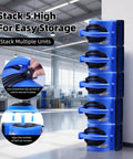 Stacked Heavy-Duty 1/4 HP 1000 CFM Air Mover Blower Fans for fast carpet drying and ventilation in workshops, garages, and basements