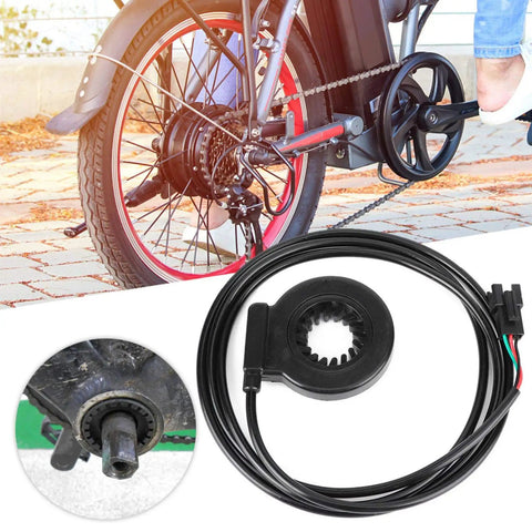 Electric Assist Sensor For E-Bikes, Lightweight Plastic 12-Pulse Pedal Assist Sensor With 3.6Ft Cable, Right-Side Bottom Bracket Install, Ride-Ready Upgrade For Commuters, Trail Riders, And Urban Cyclists