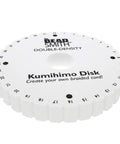 Round Kumihimo Disk For Braiding Jewelry Making, 6 Inch Diameter, 0.75 Inch Thick Double Dense Foam, Pro Grade Starter Friendly Practice Tool