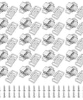 20 Sets Roller Wheel Spring Cabinet Door Catch Latch Kit With Screws For Cabinets Furniture Closets RVs And Mobile Homes Durable Hardware