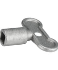 Tough Five Sixteenth Inch Sillcock Key for Outdoor Faucets, heavy-duty steel, easy grip handle, plumbing tool, side view