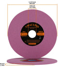 Tough As Nails Chainsaw Sharpener Grinding Wheel Featuring Hardcore Chrome Oxide Abrasive, 5-3/4 inch diameter.