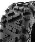 Set Of 2 All Terrain ATV UTV Tires 25x10-12 6 Ply Tubeless With Power I Grippy Directional Knobby Tread Close-up