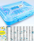 Physics Lab Kit For High School Students With Basic Electricity Circuits And Magnetism Discovery Set in blue case