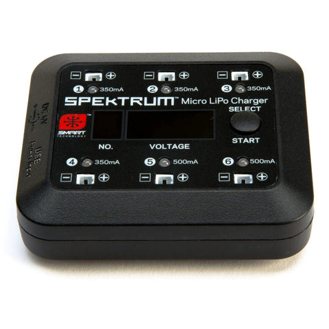 S63 Micro 6 Port LiPo Charger That Lets You Power Up 1S Packs From USB Or Wall Six Independent Outputs Digital LED Display